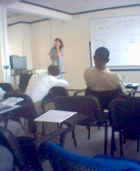 in class - click for next photo