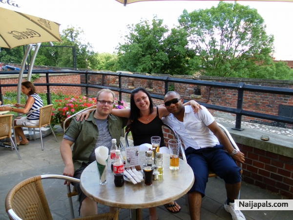 With Eric & Kasha, Krakow, Poland - click for next photo