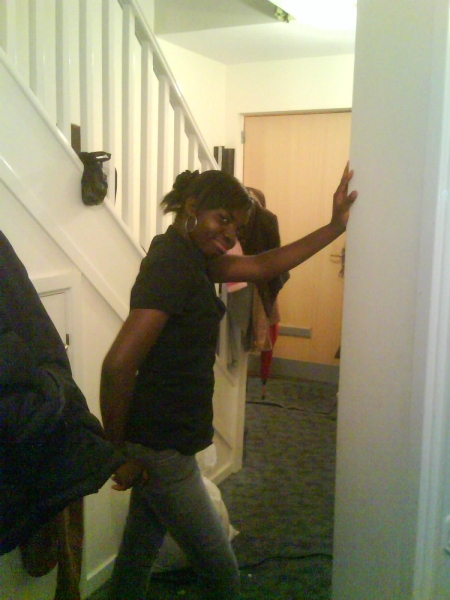 my strikin a pose on 17th bday - click for next photo