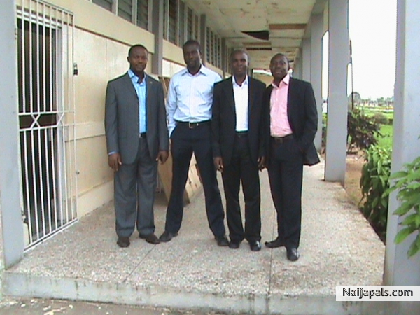 in company of my friends during a training in warri. - click for next photo