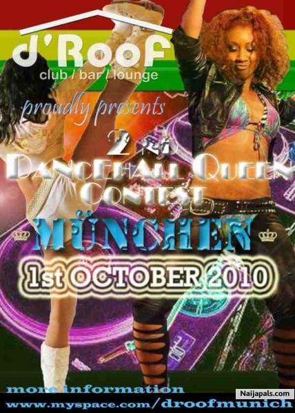 9ja 50Years Buffday is the next 2nd Munchen Dancehall Queen Contest see the Flyer 1st october 2010 - click for next photo
