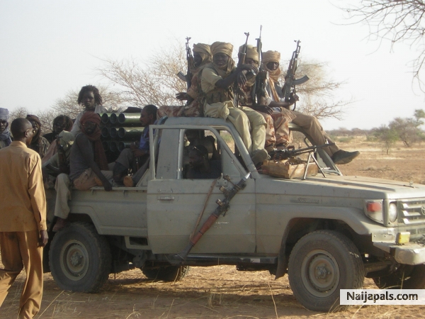 Darfur rebels - click for next photo