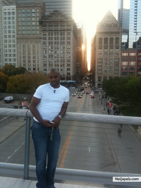 A Pedestrian Bridge in Chicago, Illinois October, 2010 - click for next photo