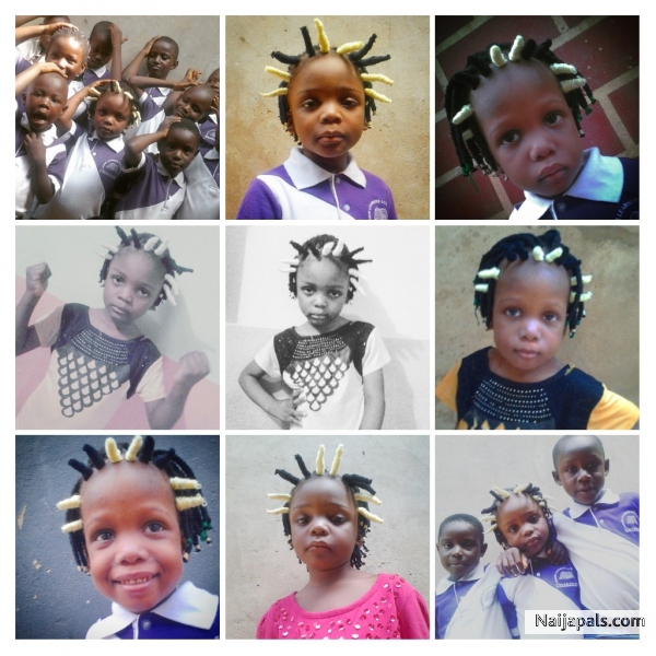 Princess Adaeze Chinagorom Precious Mbah aka Baby Sampe and Her Younger Sister Princess I love you Kasiechukwu Goodness Mbah aka Ka-Sampe - click for next photo