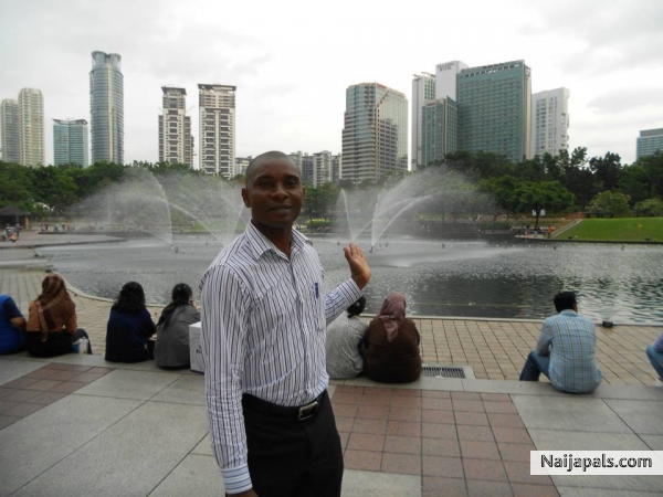 At KLCC, Malaysia - click for next photo
