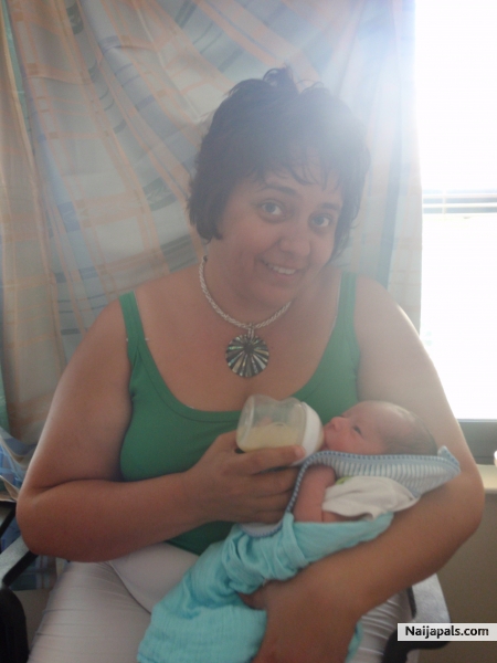 My grandson and me - click for next photo