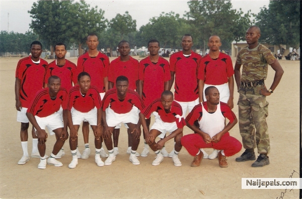 platoon 3 football team - click for next photo