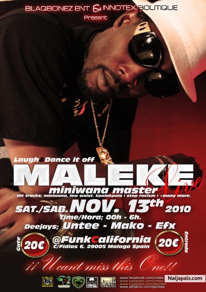 Maleke live in Malaga city.. - click for next photo