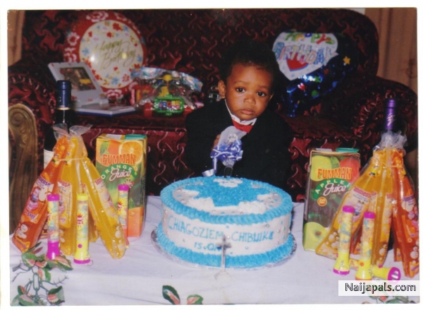 My last born during his birthday - click for next photo