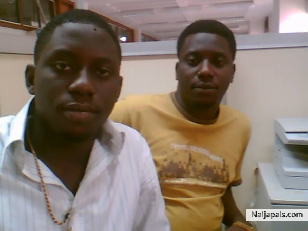 am on white shirt and my bro behind me - click for next photo