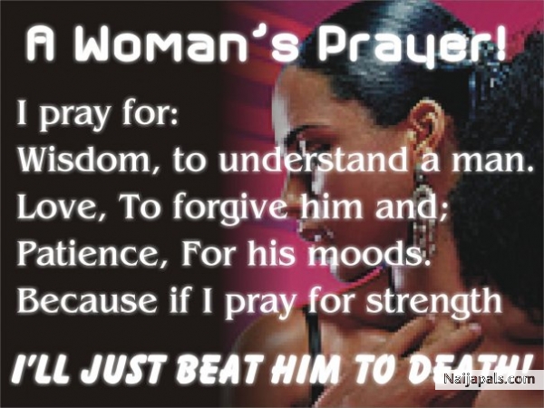 A WOMAN'S PRAYER - click for next photo