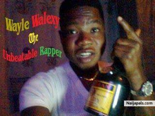 Wayle Walexy the Unbeatable Rapper is here. Ama here for world today with some flow! - click for next photo