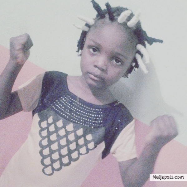 Princess Adaeze Chinagorom Mbah aka Baby Sampe showing her Sampe Hair Style - click for next photo