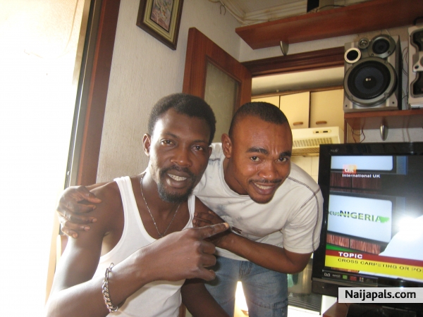 MALEKE THE COMEDIAN AND ME - click for next photo