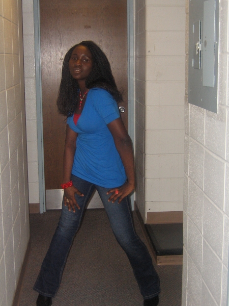 trynna take a model looking pic... didn' t workout too well - click for next photo