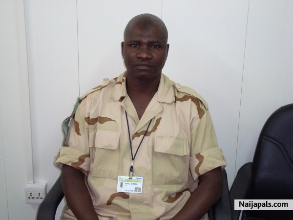 I am back to Nigeria doing my Army Job as expected - click for next photo