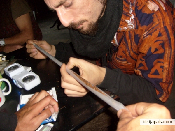 my own guiness book of world records 2008 : rolling the longest blunt - click for next photo