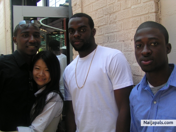 me, T, OJ, Demola - click for next photo