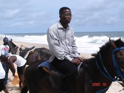 Horse ride at Alfa Beach. - click for next photo
