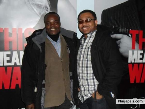 with my brother in UK - click for next photo