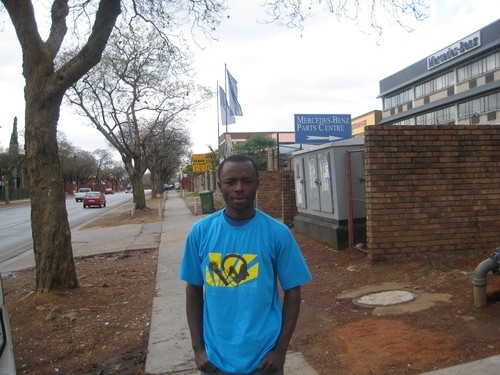 On Paul Kruger Street,The Longest Street in the World - click for next photo