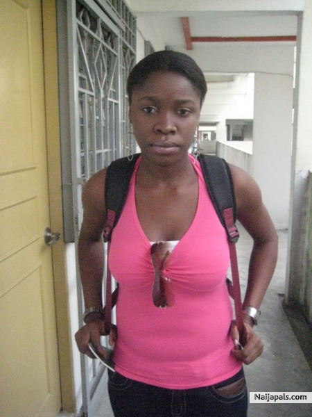 eva on her way to college - click for next photo
