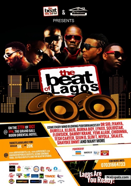 Here we go,Another great show @ D Conner, are you there. com on @ Oriented Hotel Featuring Iyanya,Dr Sid,50naija, Yemi Alade Ellblis and many more...date & tym 27 Oct 7pm till down....yeah gate feel including. to join call 2348139301011 - click for next photo