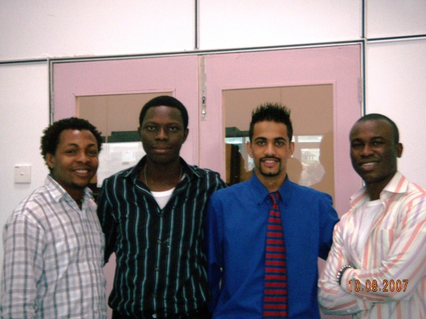 hanging with friends at college - click for next photo