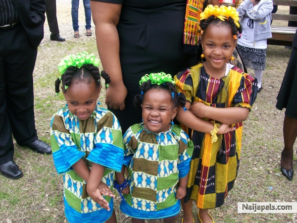 my beautiful daughters for African Culture day at church - click for next photo