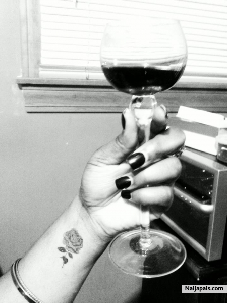 Me and my Red Wine - click for next photo