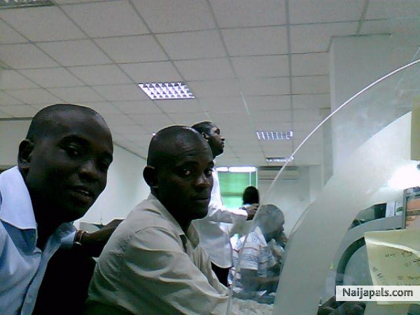 At work - click for next photo