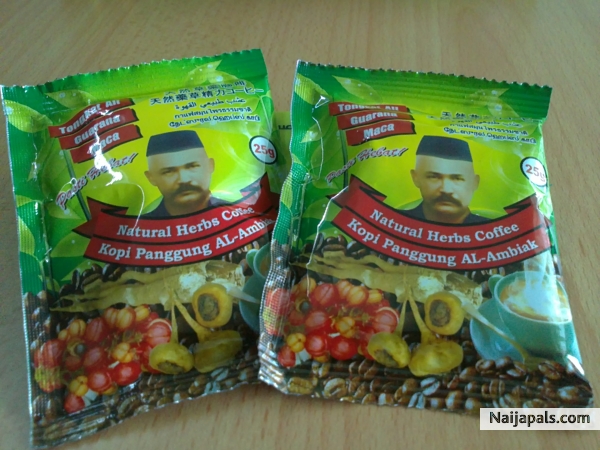 NATURAL HERBS COFFEE - click for next photo