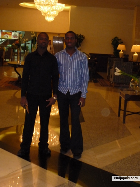 with friend in egypt - click for next photo