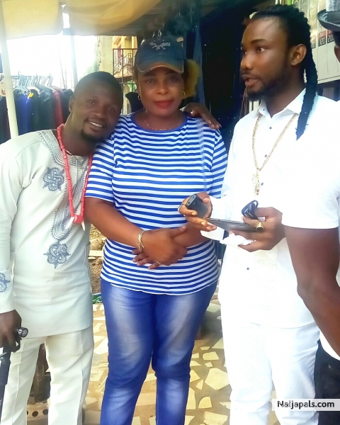 Don Prince a.k.a Sampe with Madam Machine and Nwata Onario Eze - click for next photo