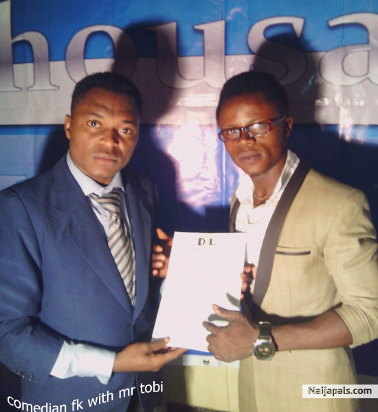 comedian fk with Mr tobi the comedian - click for next photo