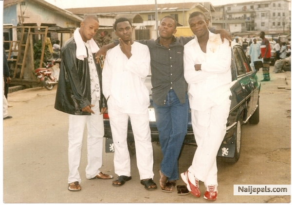 doctor and friends (doctor on white and red trainers) - click for next photo