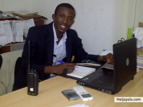 Me in my office.. there are many stars but the moon is the best.There are many friends but you are the best.To forget me on Naijapals or this life is left for you,but I will never forget you. - click for next photo