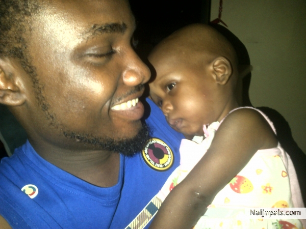 Prince Williams Chibuzo Mbah known as Don Prince aka Sampe and his Daughter Princess Kasiechukwu Mbah - click for next photo