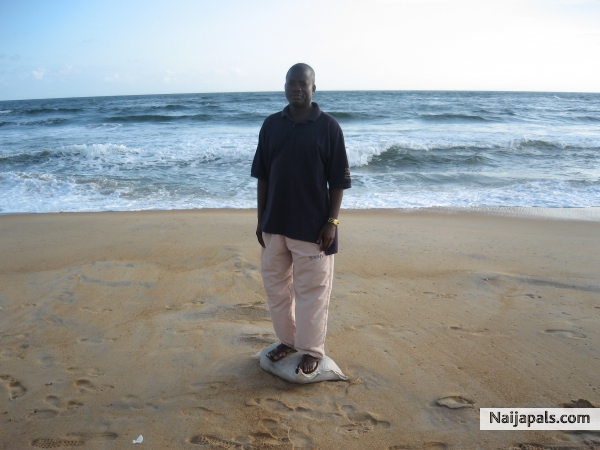 at the beach in monrovia - click for next photo