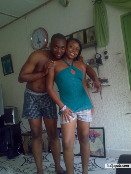 me n my younger sis@ home...messing arnd - click for next photo