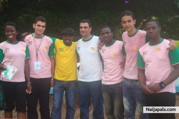 sijuade adedokun zeeza tosin and the egyptian delegates - click for next photo