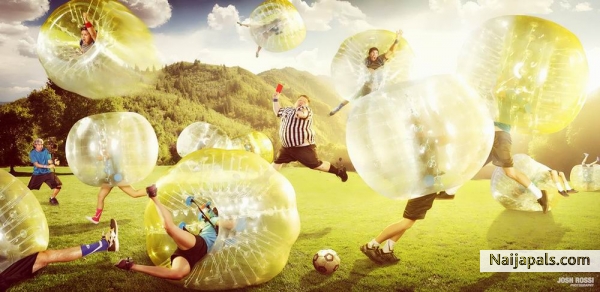 Bubble football france - click for next photo