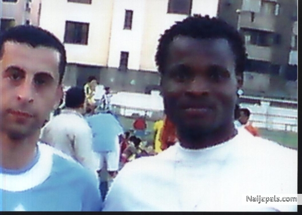 VALENTINO AND FAROUK AHMED,A FOOTBALL FRIEND FROM EGYPT - click for next photo