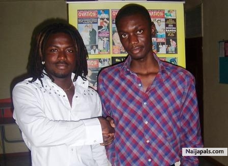 me and samini, MOBO Award winner - click for next photo