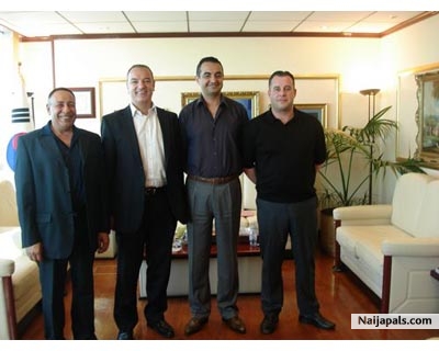 Mohamed Dekkak Chairman and Founder of Adgeco Group Agency agreement sign with F.E.P Ltd - click for next photo
