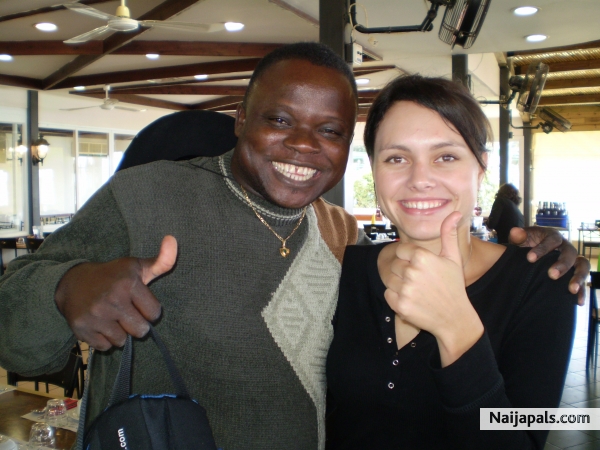 me and south African friend - click for next photo