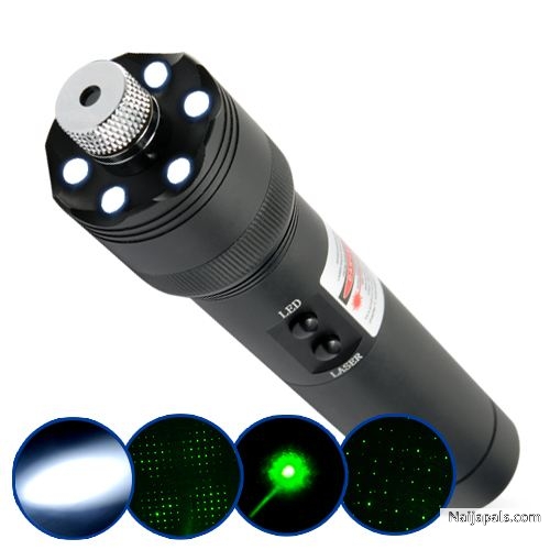 lampe de poche laser - click for next photo