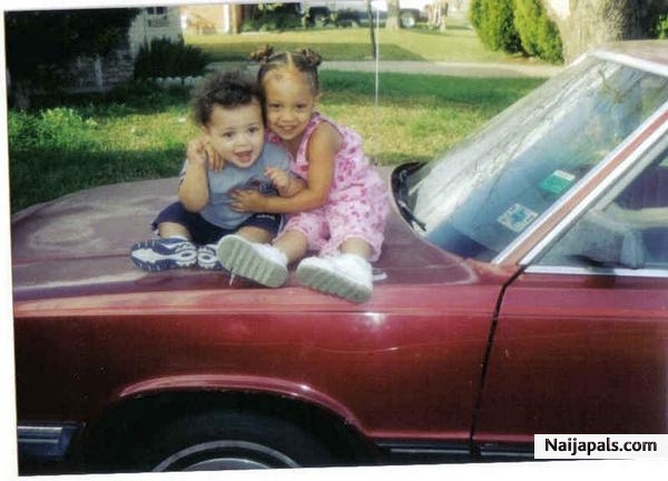 my children, in younger days. tavia celeste and little michael bush - click for next photo