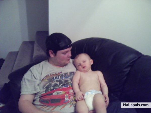 my youngest son and his nephew my grandson - click for next photo