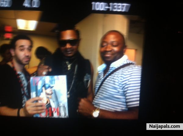 Me & my broda Awilo Longomba reppin True Shine Magazine - click for next photo
